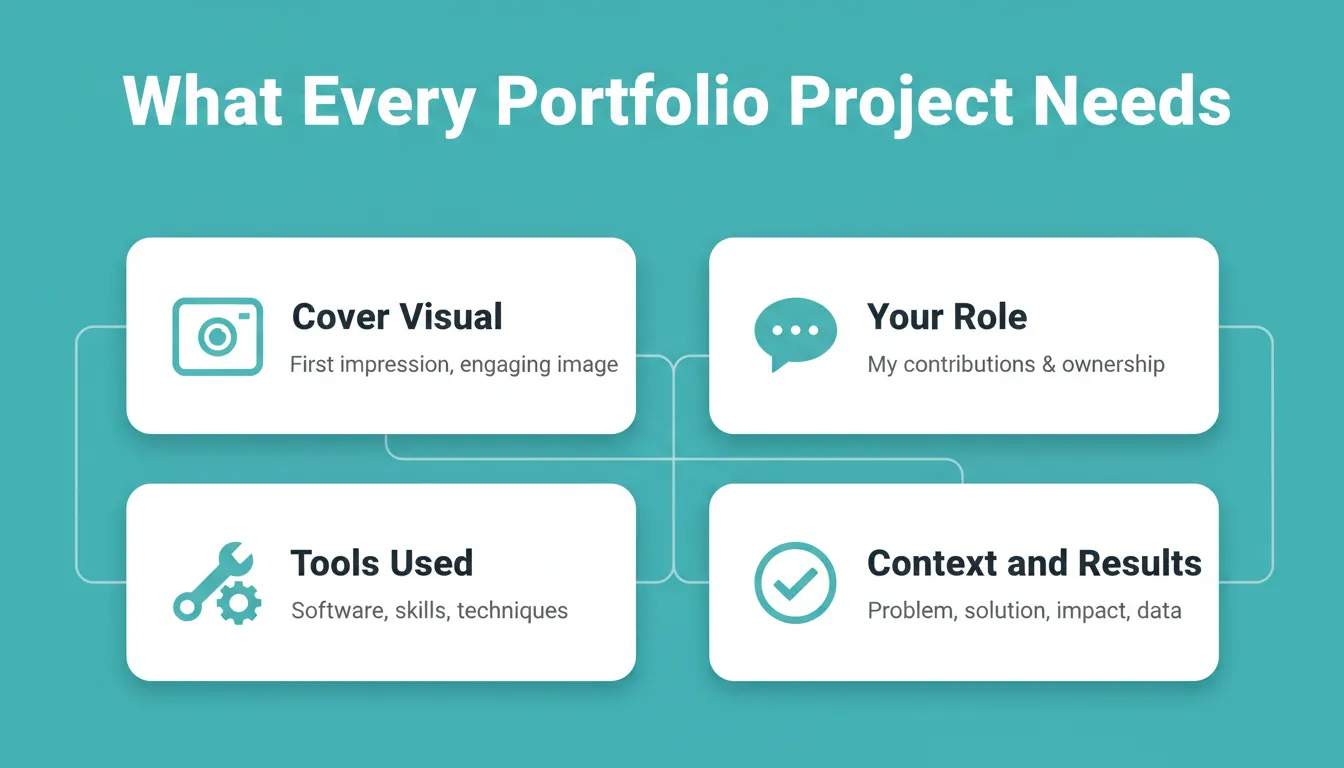 What Every Portfolio Project Needs anatomy diagram