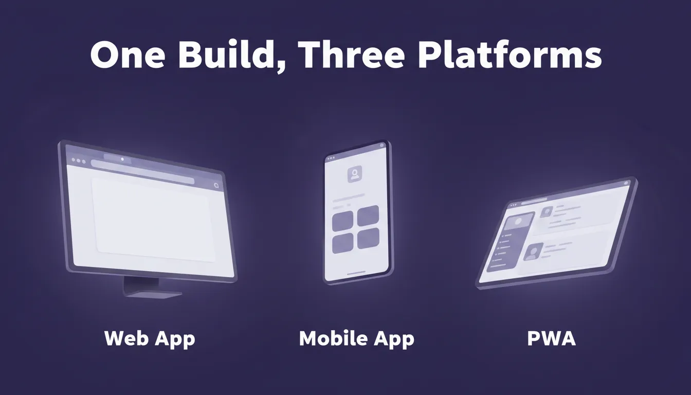 One Build, Three Platforms  