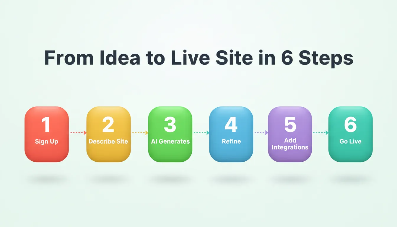 From Idea to Live Site in 6 Steps