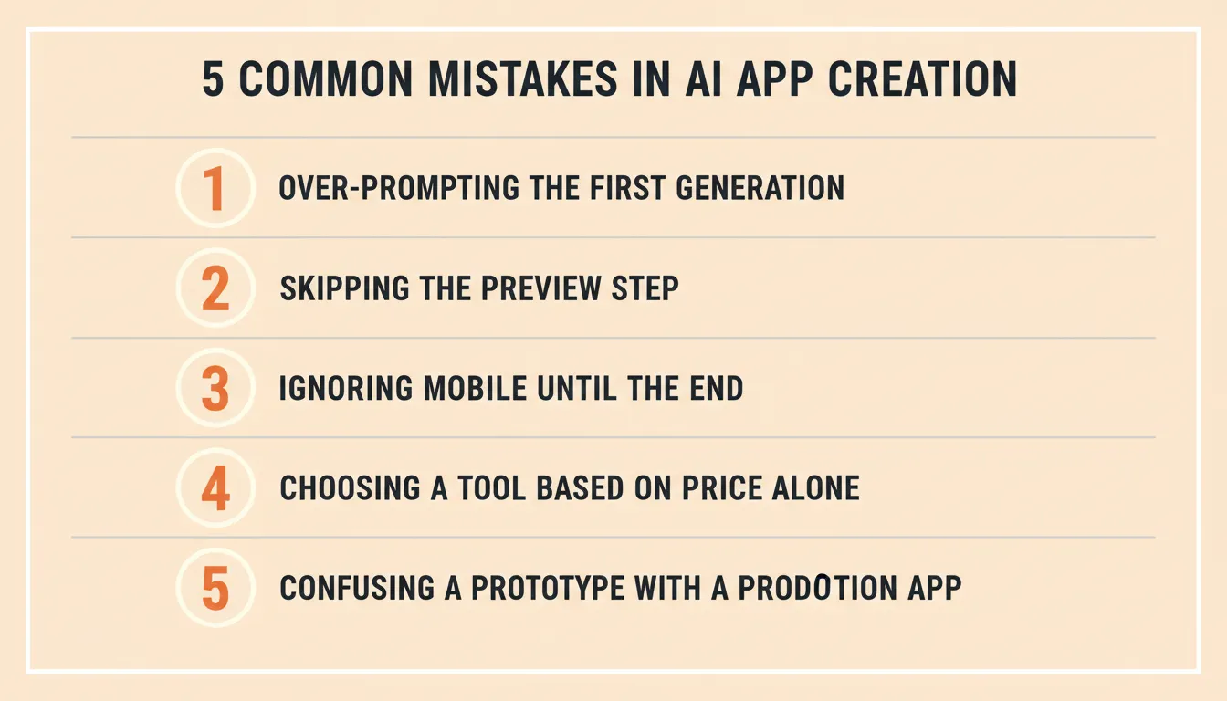 Five common mistakes 