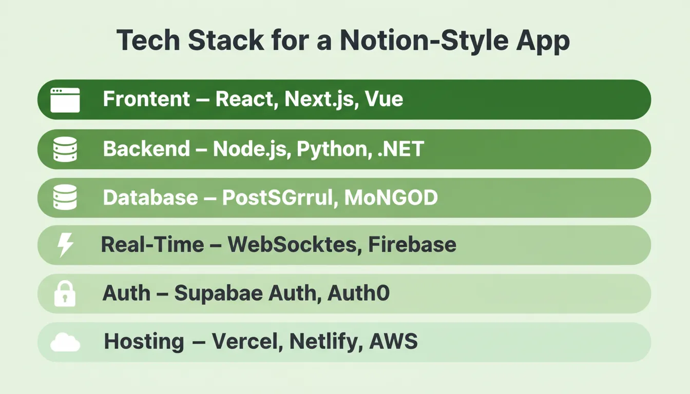 Tech Stack for a Notion-Style App