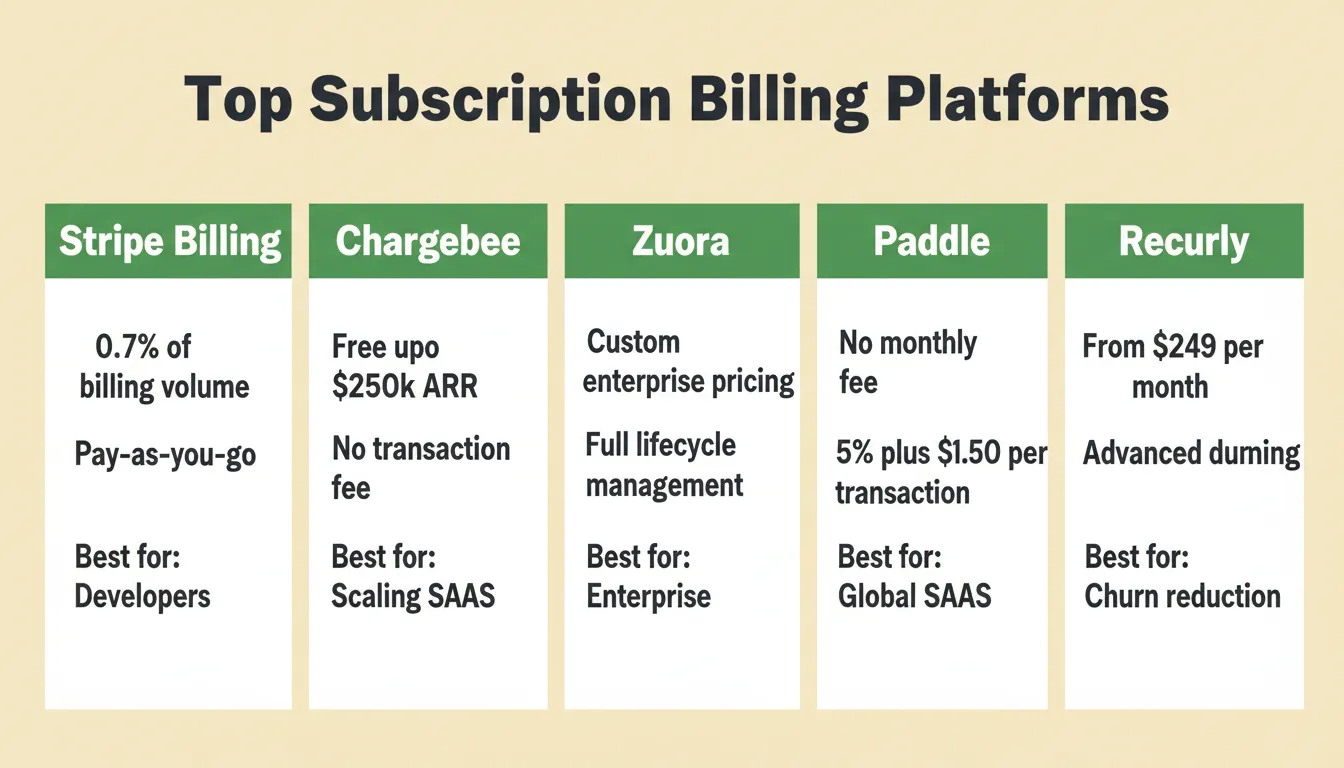 Top Subscription Billing Platform