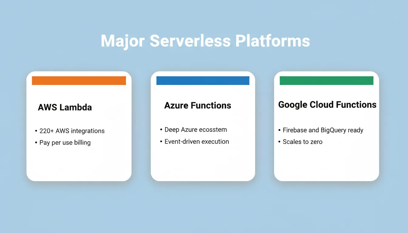 Major Serverless Platforms