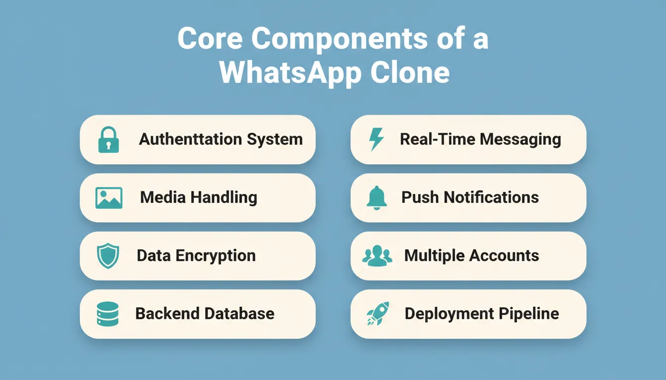 Core Components of a WhatsApp Clone