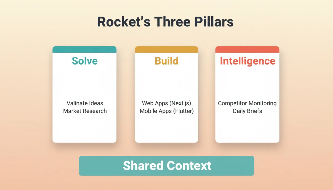 Rocket's Three Pillars