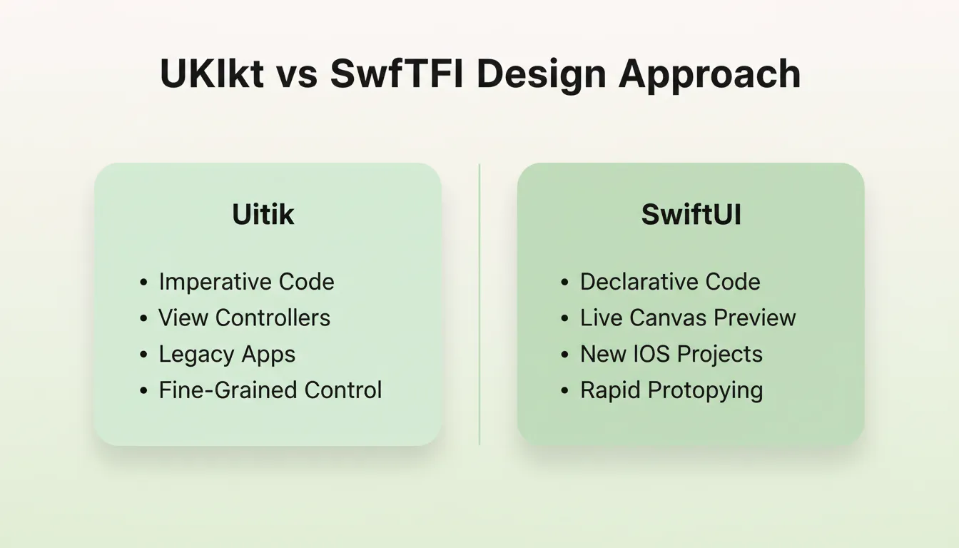 UIKit vs SwiftUI Design Approach
