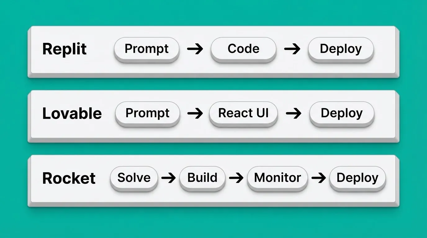 From Idea To Deployed App: Each Platform's Build Path