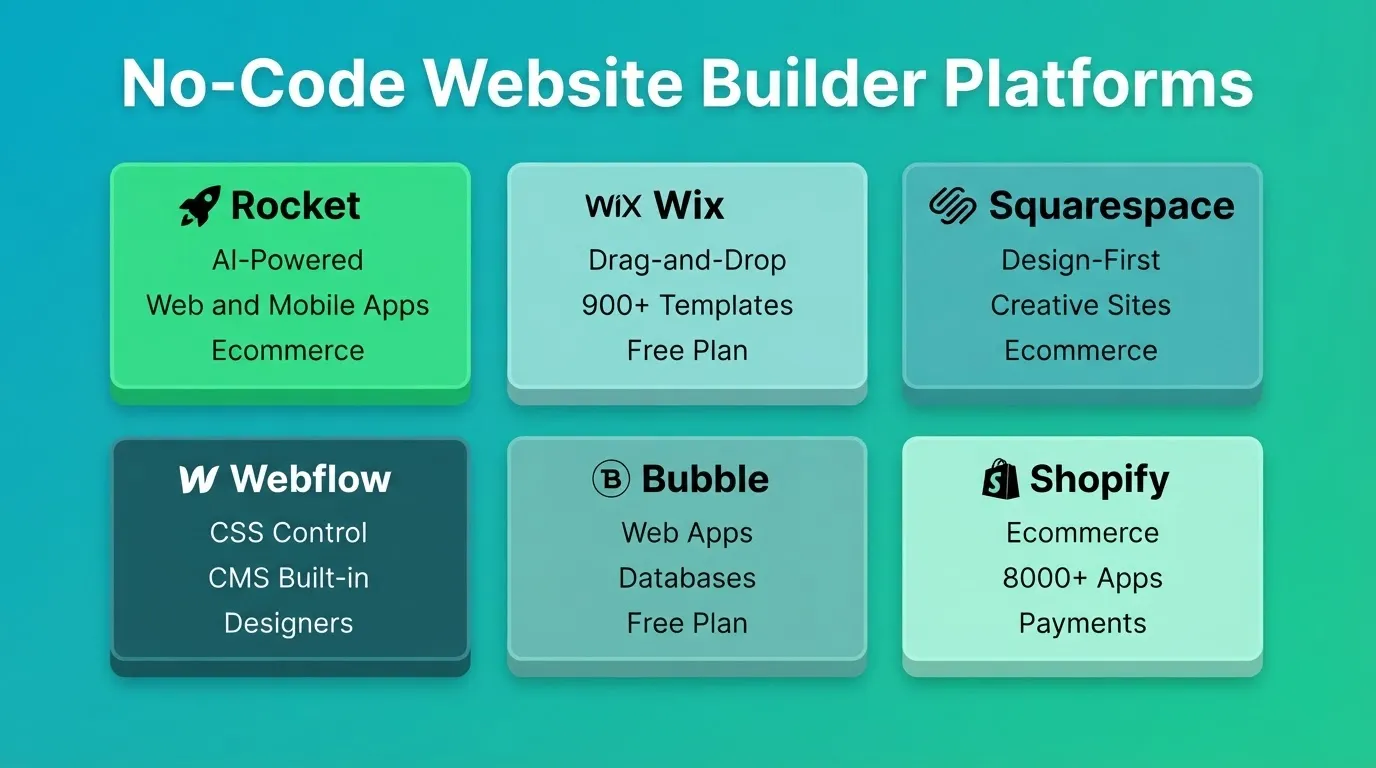 No-Code Website Builder Platforms