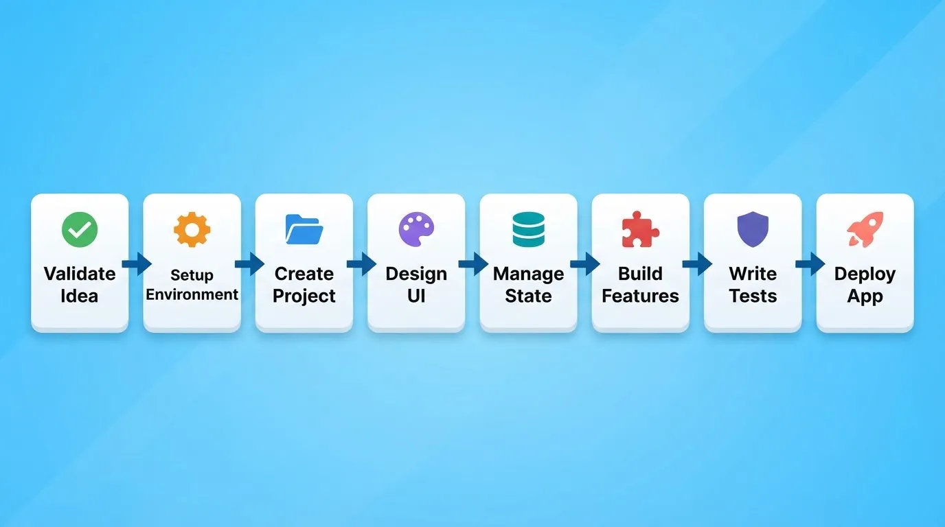 Flutter App Development Workflow