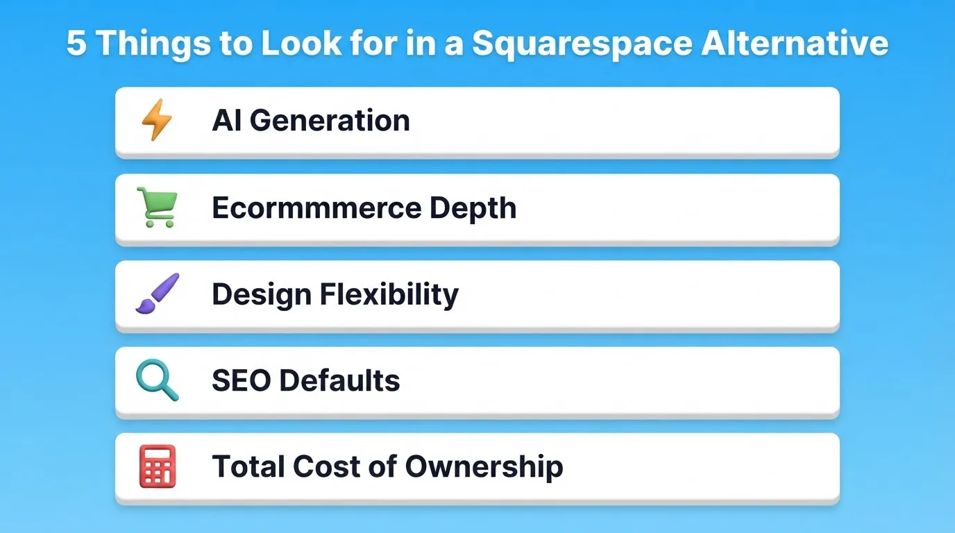 Squarespace Alternative
