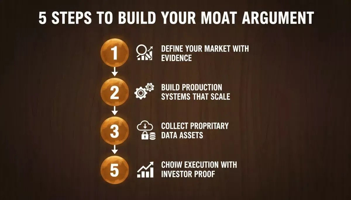 Five steps to build a competitive moat argument