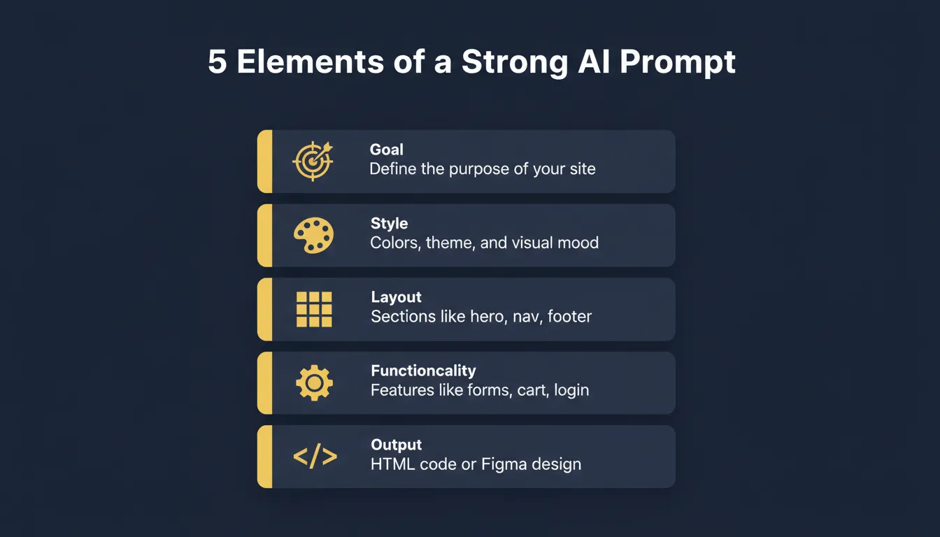 5 Elements of a Strong AI Prompt