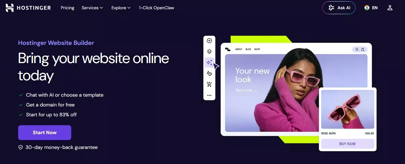 Hostinger is best for budget-conscious users