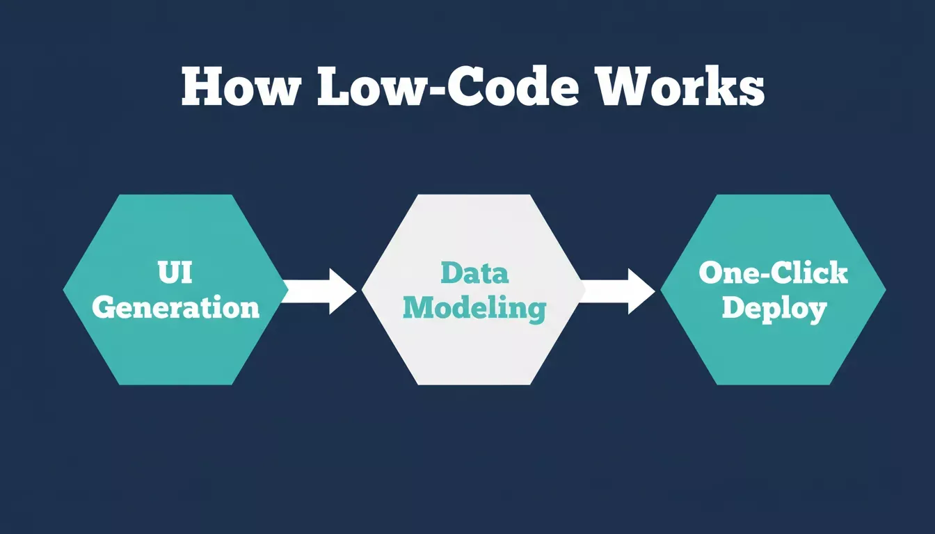 How Low-Code Works: UI Generation, Data Modeling, One-Click Deploy