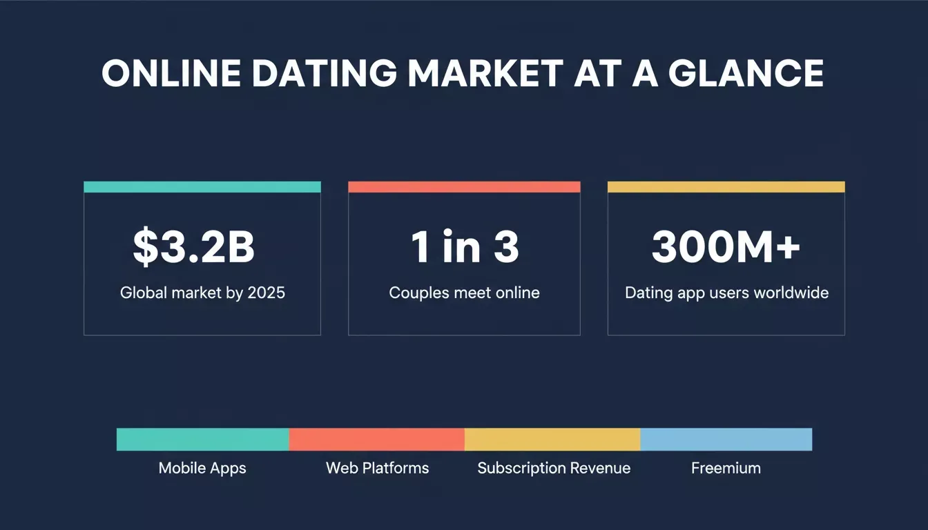 Online Dating Market at a Glance — key statistics about the global dating industry