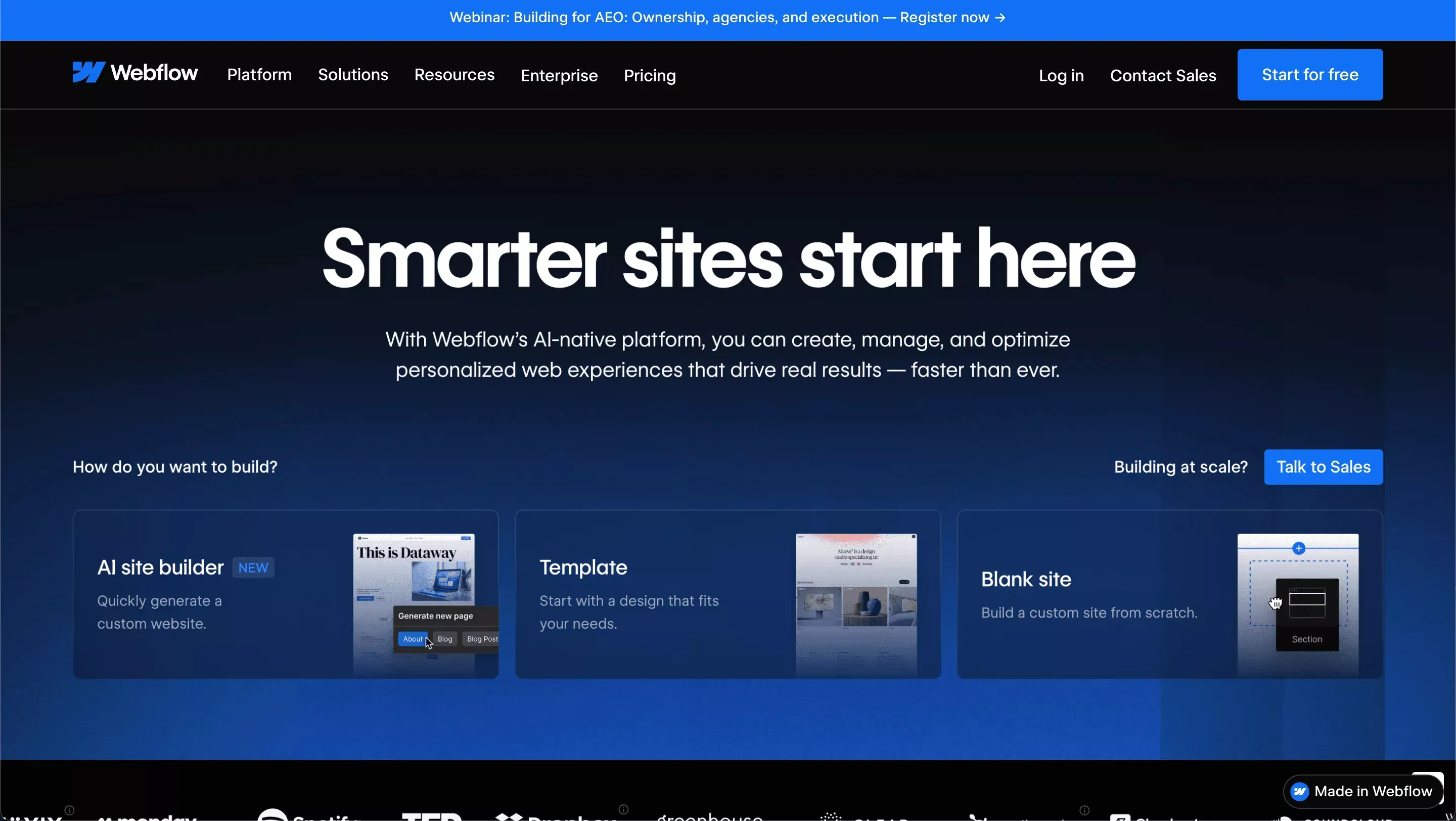 Webflow Platform