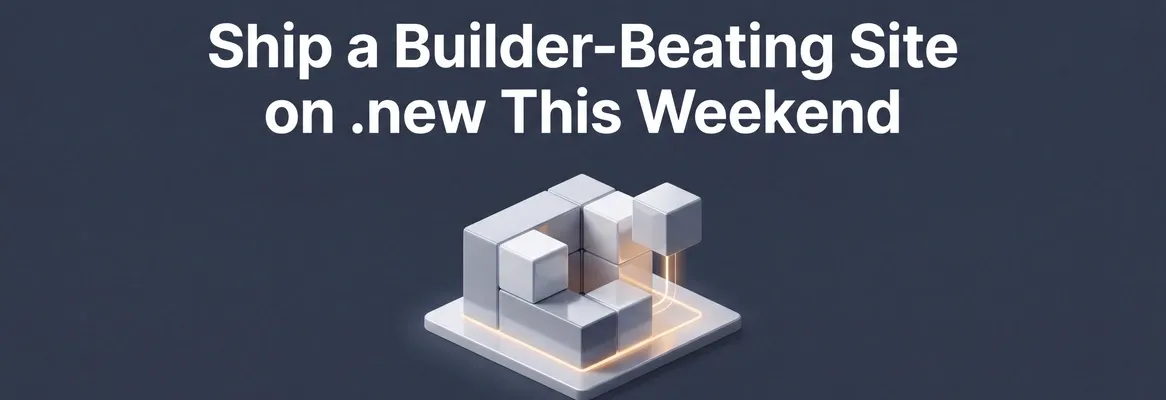 Ship a SEO Friendly Website Builder-Beating Site on Rocket.new This Weekend
