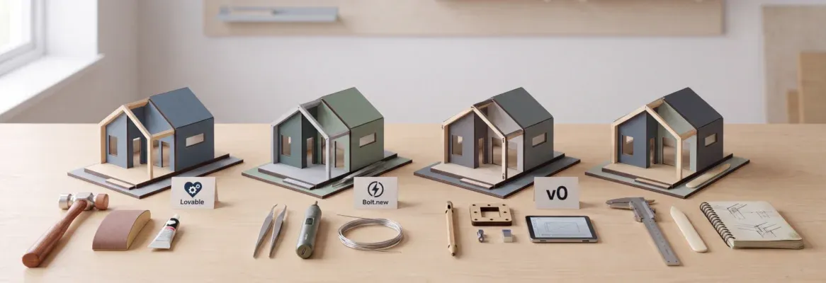 Lovable vs. Bolt.new vs. v0 vs. Rocket.new: We Built Same App, 4 Tools, Honest Results