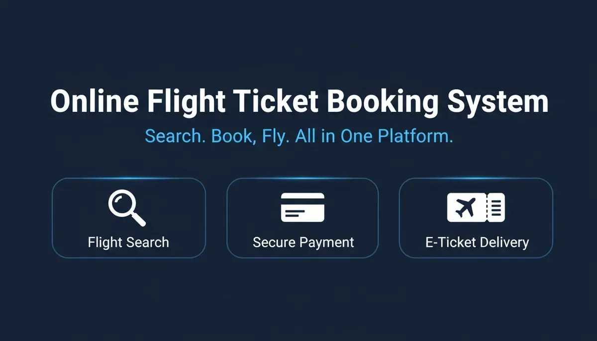 An online flight ticket booking system