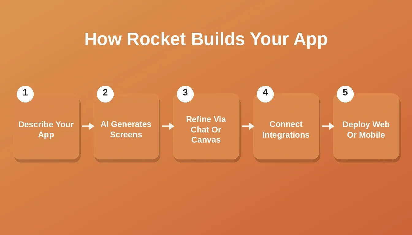 Five-step build process flow