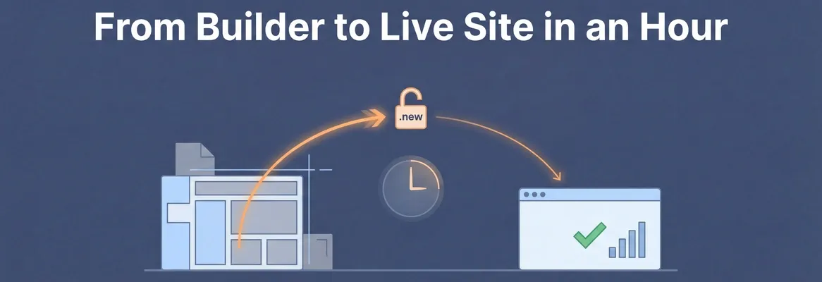 From Website Builder for Small Business to a Live Site on Rocket.new in an Hour
