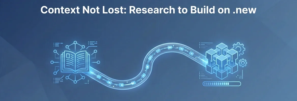 Why is Context Not Lost Between the Research Phase and the Build Phase on Rocket.new?