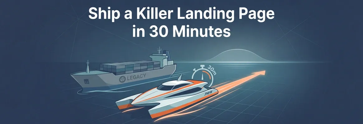 Ship an Unbounce Alternative-Killing Landing Page on Rocket.new in 30 Minutes