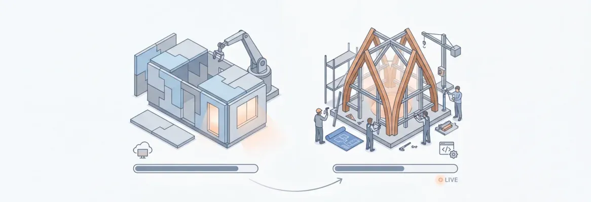 Website Builder or Custom Development: Which One Actually Gets You Live?
